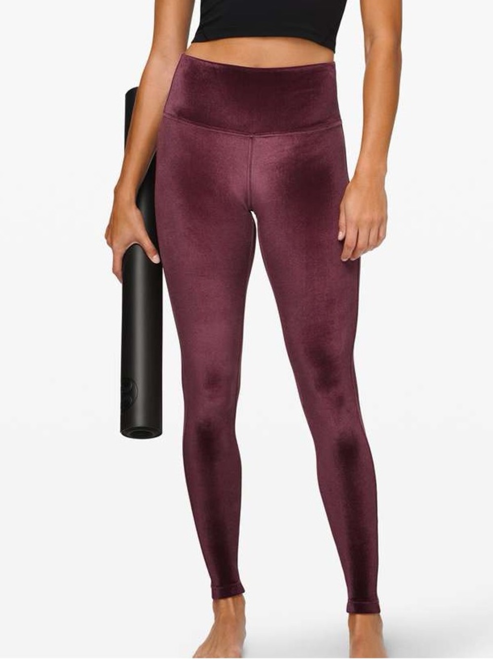 lululemon Wunder Lounge High-Rise Tight 28 Wine Velvet Size 4 *Limited Edition